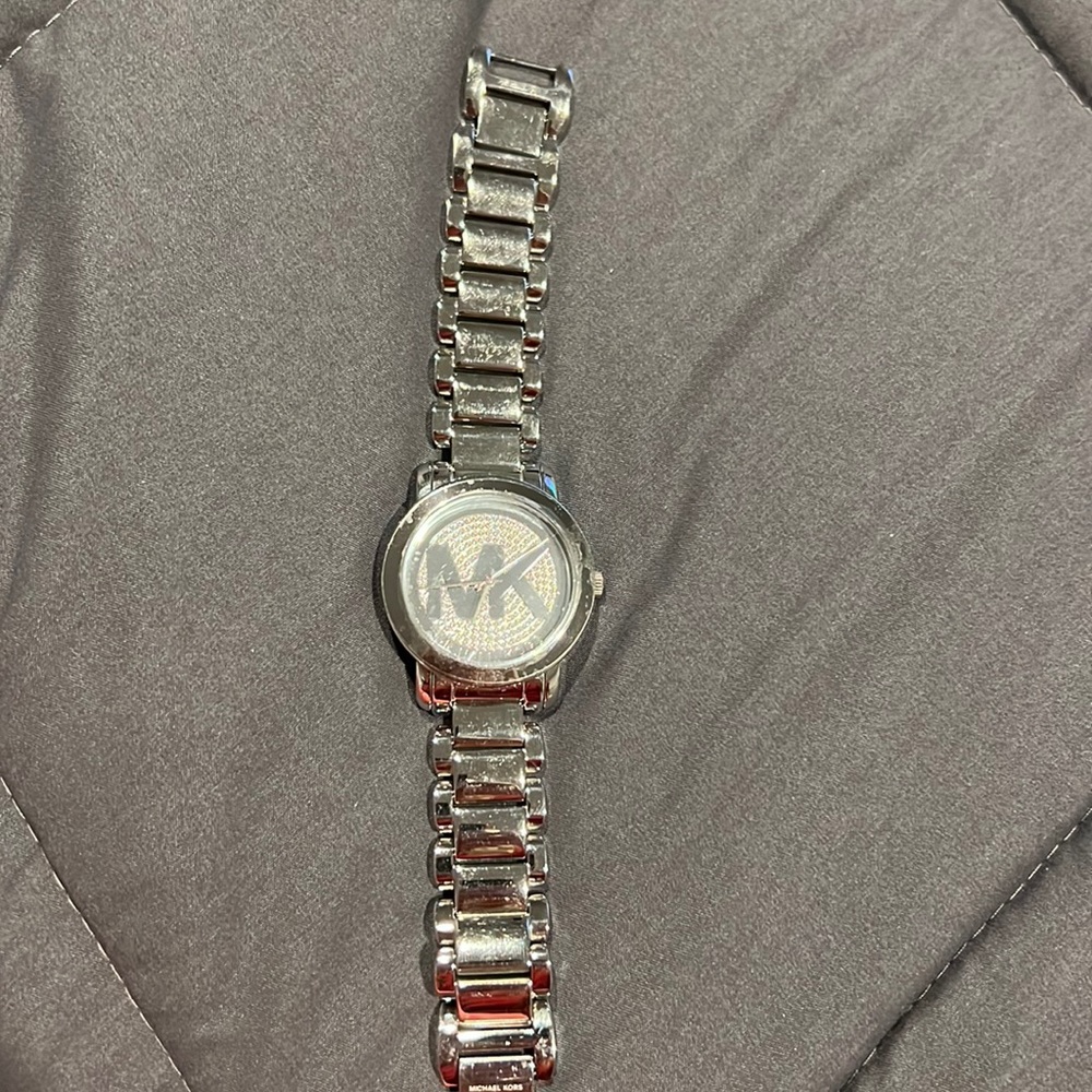 Michael Kors Mens Silver Watch